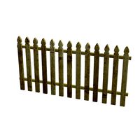 Gothic Wood Fence Pane v2