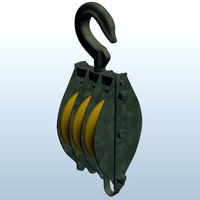 Pulley Hook Triple v1