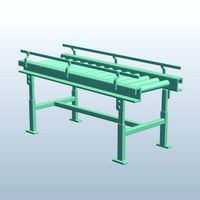 Gravity conveyor roller v1