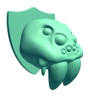 Wall Mount Wolf Spider Head v1