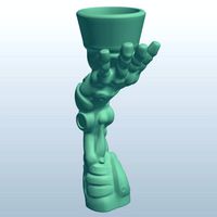 Creature Head Bowl Bulldog v1