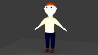 Boy Cartoon Character