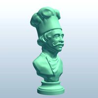 Novelty BustFrench Chef v1