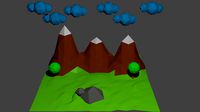 Mountains Low Poly