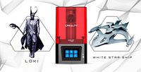 Creality Resin 3D Printer + White Star + Loki