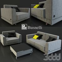 Диван и кресло Busnelli