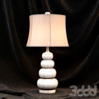 Gramercy resin sea urchin table lamp