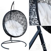 Outdoor Wicker Swing Chair
