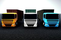 Truck low poly
