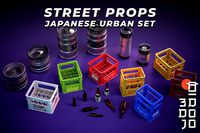Street Props - Japanese Urban Set