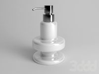 Valli_Aredobagno_INCASTRO_Liquid Soap Holder L 8043 white