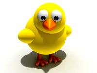 Cartoon chick