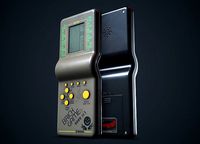 Tetris game portable console