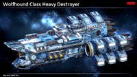 Spaceship Heavy Destroyer Wolfhound
