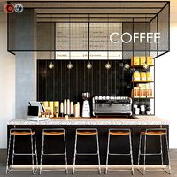 Cafe Coffeeshop Dark