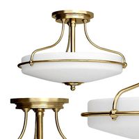 Brayden Studio Helsley 3 Light Semi Flush Mount  Reviews Wayfair