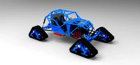Buggy with Mattracks Suspension tracks