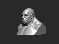 Neanderthal Human Head Bust | 3D