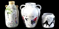 Set of vases by Daphne Christoforou