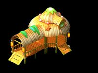 beach room thatched cottage