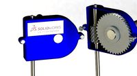 Helical gear box transmition - SolidWorks