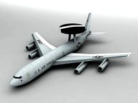 E-3 Sentry AWACS Aircraft LOW