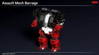 Assault Mech Barrage