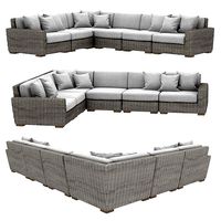 Restoration hardware BIARRITZ MODULAR L-SECTIONAL sofa
