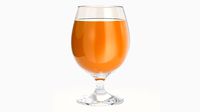Pokal with orange juice