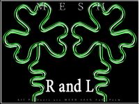 Wire Shamrock - Right and Left