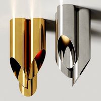 CB2 Exclusive Maddox Brass Flush Mount