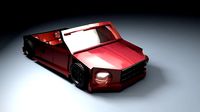 Game Car 3D model one