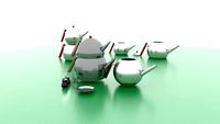 Simple Tea Pot Set- Turkish Style