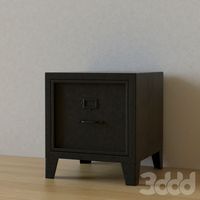 French Railroad Single Drawer Base