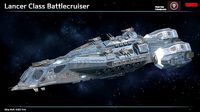 Spaceship Lancer Battlecruiser