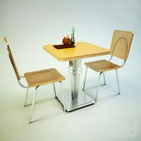Table + Chair For Cafe