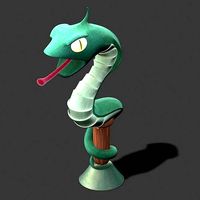 Cartoon version - melon snake lights