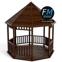 Kiosk pavilion gazebo