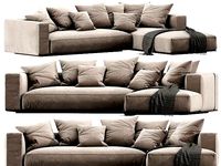 Flexform Grandemare Chaise Lounge