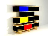Library DESIGN CASSINA 526 NUAGE  CHARLOTTE PERRIAND