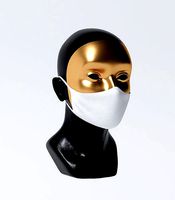 Women avatar head with protective mack