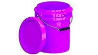 Food Grade 5l Plastic Bucket Purple