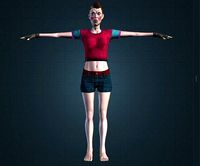 Nude Ghost Girl Big Boobs Character Gameready