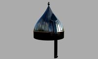 Medieval middle eastern helmet
