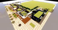 building Commercial streets 3D model