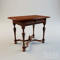 Figured Walnut Writing Desk