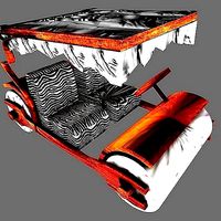 Fred Flintstone car
