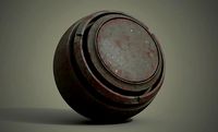 Painted metal smart materia