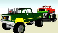 Dualie Pullin' My Mud Truck
