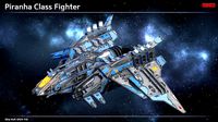 Spaceship Fighter Piranha